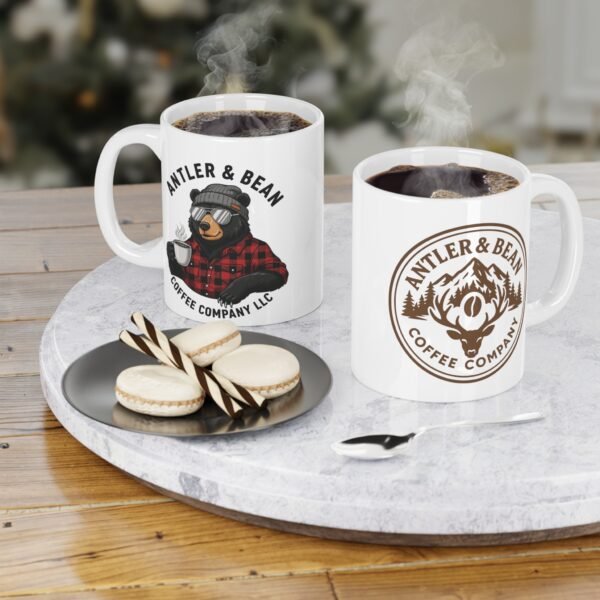 Black Bear with sunglasses mug Antler & Bean | Rustic Gifts for Him, Camping, Home Decor, Campfire Mug, Unique Kitchenware