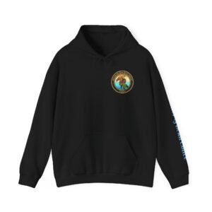 Cozy Sea Turtle Hooded Sweatshirt with Unique Design, Perfect for Coffee Lovers, Casual Wear, Gift for Holidays, Unisex Apparel
