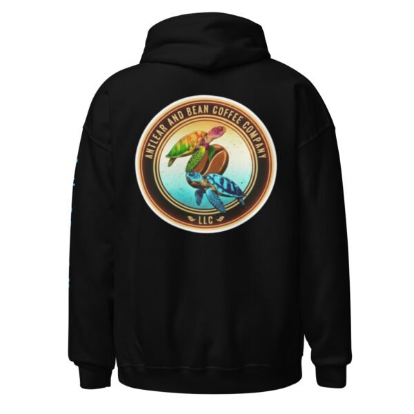 Sea turtle hoodie Black
