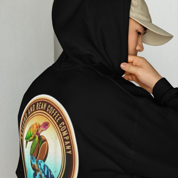 Sea turtle hoodie Black