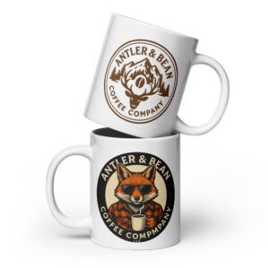 Fox with sunglasses mug Antler & Bean | Rustic Gifts for Him, Camping, Home Decor, Campfire Mug, Unique Kitchenware