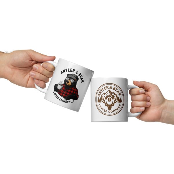 Black Bear with sunglasses mug Antler & Bean | Rustic Gifts for Him, Camping, Home Decor, Campfire Mug, Unique Kitchenware