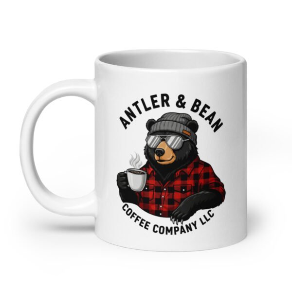 Black Bear with sunglasses mug Antler & Bean | Rustic Gifts for Him, Camping, Home Decor, Campfire Mug, Unique Kitchenware