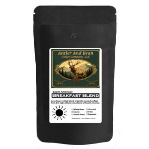 Antler & Bean Breakfast Blend Coffee Light Roast Whole Bean 12 Oz