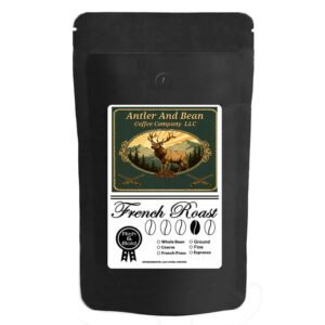 Antler & Bean French Press Ground Coffee - French Roast 10 Oz
