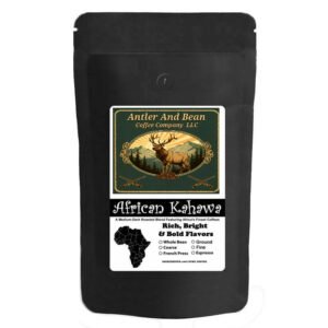 Antler & Bean French Press African Coffee Medium Dark Roast 10 Oz