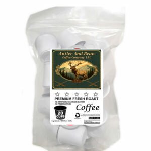 Antler & Bean 20 Pack Single Serve Cups - Coffee Pods - Medium Roast