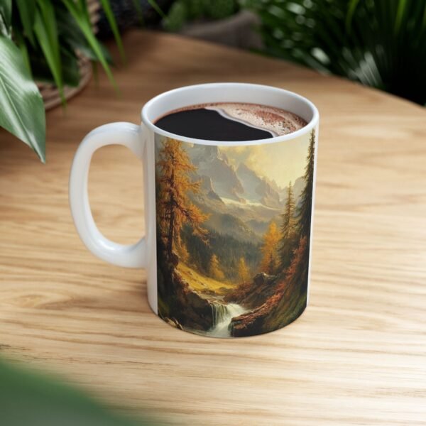 Nature Lover's Ceramic Mug - Perfect for Coffee and Tea, Unique Gift for Outdoorsy Friends, Campfire Vibes, Rustic Home Decor, Morning [...]