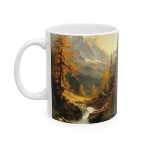 Nature Lover's Ceramic Mug - Perfect for Coffee and Tea, Unique Gift for Outdoorsy Friends, Campfire Vibes, Rustic Home Decor, Morning [...]