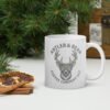 Hunting season white glossy mug