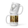 Hunting season white glossy mug