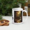 Nature with deer Antler and Beean coffee mug