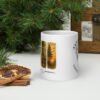 Hunting season white glossy mug