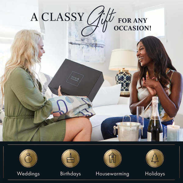 Elixir 16 Oz Large Double Wall Coffee Mug Set of 2 - Double Wall Glass Coffee Cup - Large Coffee Mug - Insulated Glass Coffee Mugs with Handle for Hot Drinks Tea