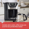 Black and Decker  12-Cup Mill and Brew Coffeemaker, Black, CM5000B