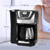 Black and Decker  12-Cup Mill and Brew Coffeemaker, Black, CM5000B