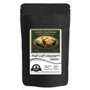 Antler & Bean Half-Caff Low Caffeine Whole Bean Coffee 2 LBS
