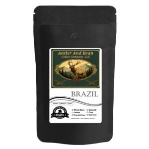 Antler & Bean Brazil French Press Coffee Dark Grounds 5 LBS