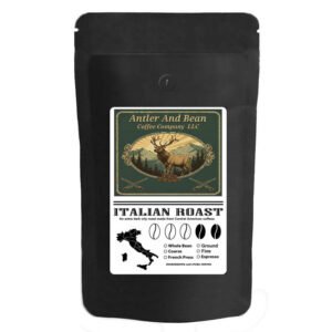 Antler & Bean Italian Roast Coffee - Ground 10 Oz