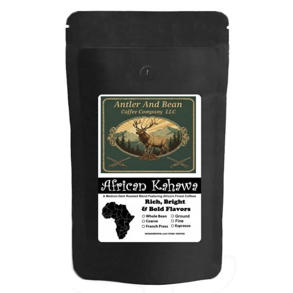 Antler & Bean African Kahawa Ground Coffee 10 Oz