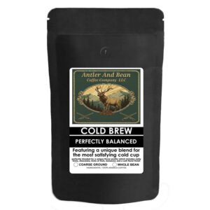 Antler & Bean Cold Brew Coarse Coffee Grounds 10 Oz