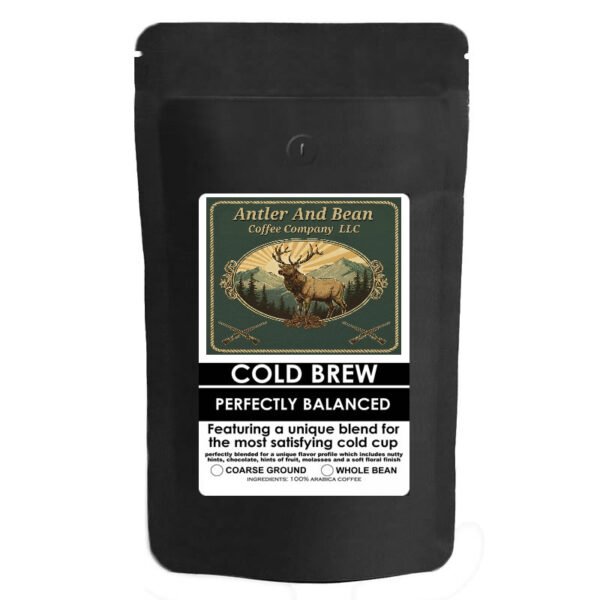 Antler & Bean Cold Brew Coarse Coffee Grounds 10 Oz