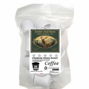 Antler & Bean 20 Pack Single Serve Cups - Coffee Pods - Medium Roast